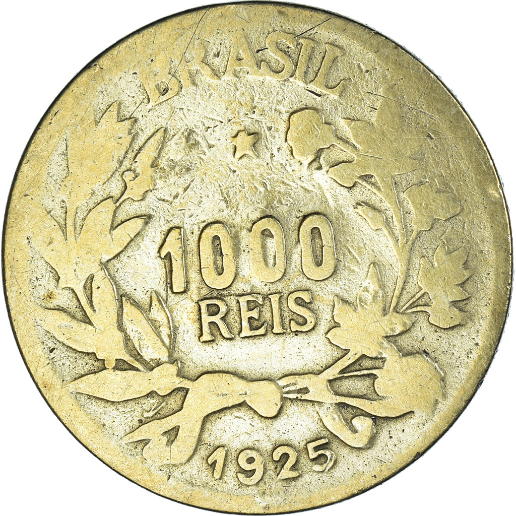 Moeda, Brasil, 1000 Reis, 1925