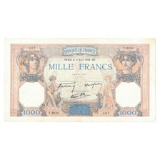 França, 1000 Francs, Cérès et Mercure, 1939, Y.9310, EF(40-45)