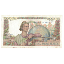 Francia, 10,000 Francs, Génie Français, 1951, Y.1848, MB+, Fayette:50.53