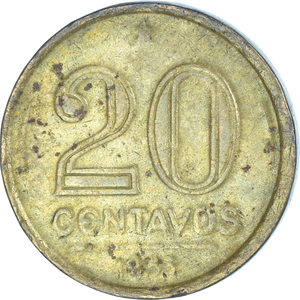 Moneta, Brazylia, 20 Centavos, 1955