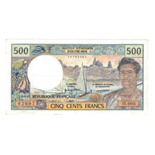Banknote, French Pacific Territories, 500 Francs, KM:1a, EF(40-45)