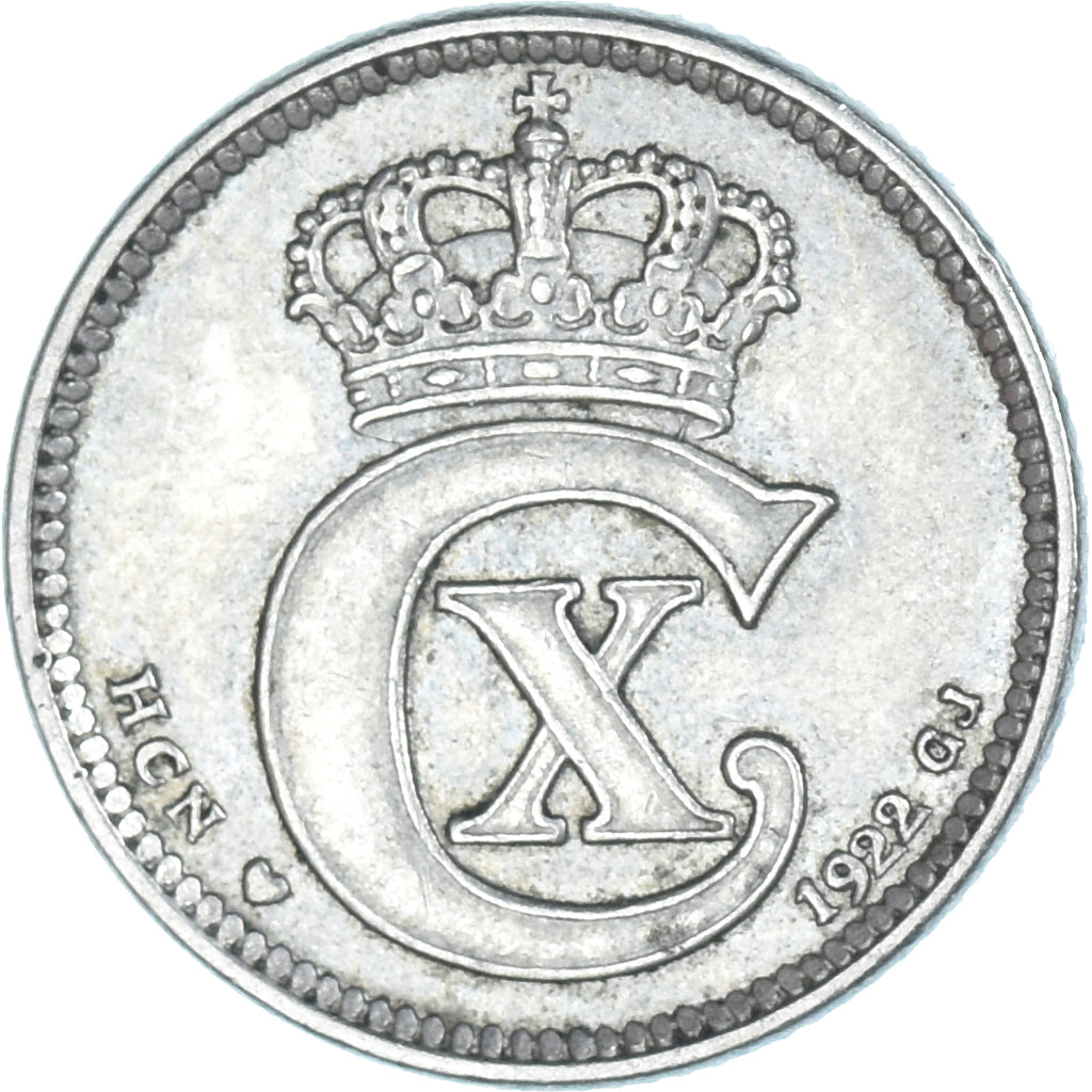 Moneta, Danimarca, 10 Öre, 1922