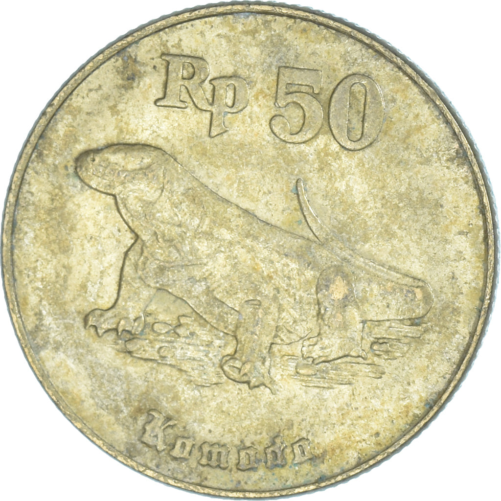 Moneta, Indonesia, 50 Rupiah, 1997
