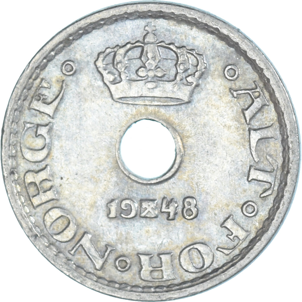 Münze, Norwegen, 10 Öre, 1948