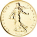 Coin, France, Semeuse, Franc, 2000, Paris, MS(65-70), Gold, KM:925.1a