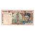 Banknote, West African States, 10,000 Francs, 1999, KM:714Kh, VF(30-35)