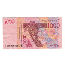 Banknote, West African States, 1000 Francs, 2003, KM:815Ta, EF(40-45)
