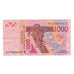 Banknote, West African States, 1000 Francs, 2003, KM:815Ta, EF(40-45)