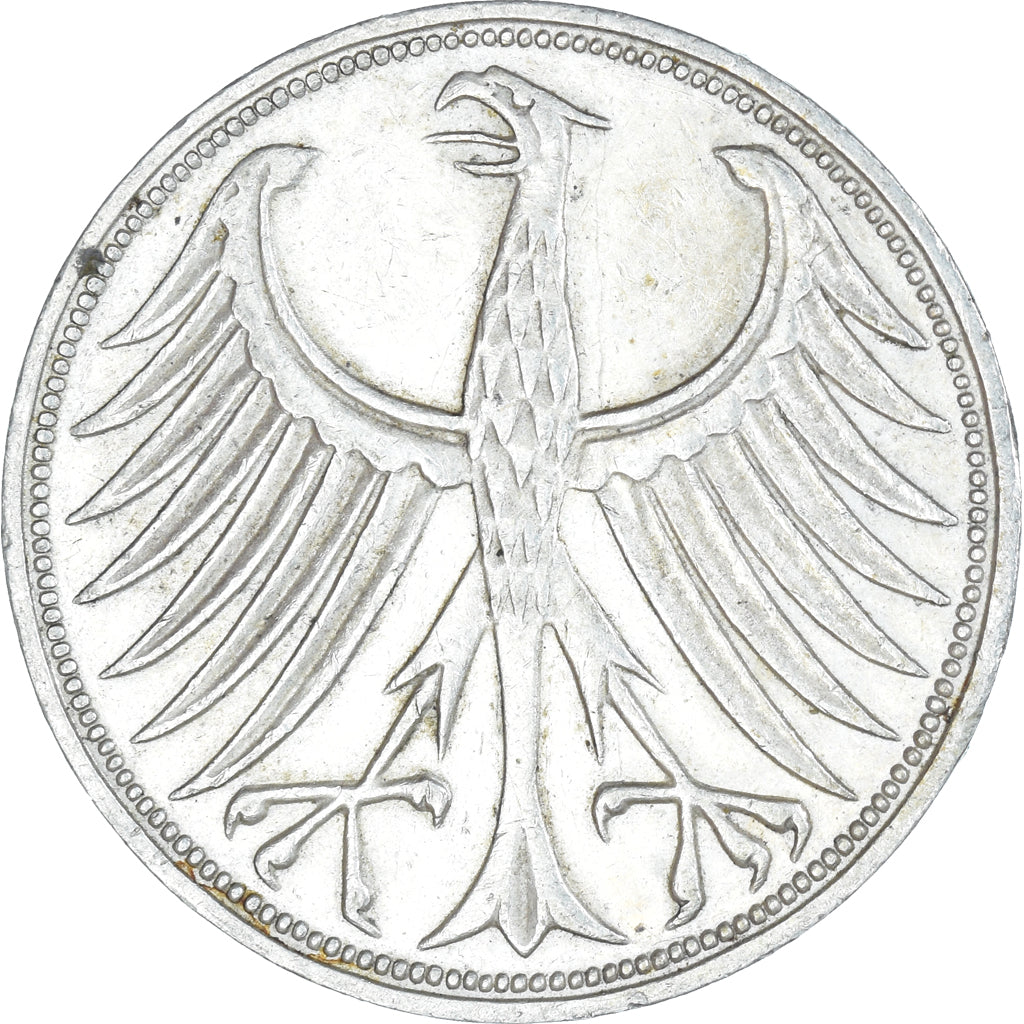 Moneda, Alemania, 5 Mark, 1972