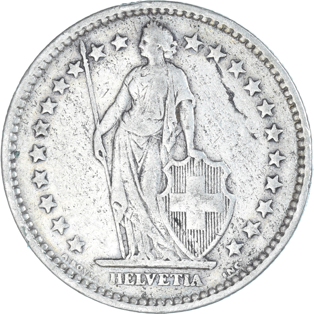 Moneda, Suiza, 2 Francs, 1920