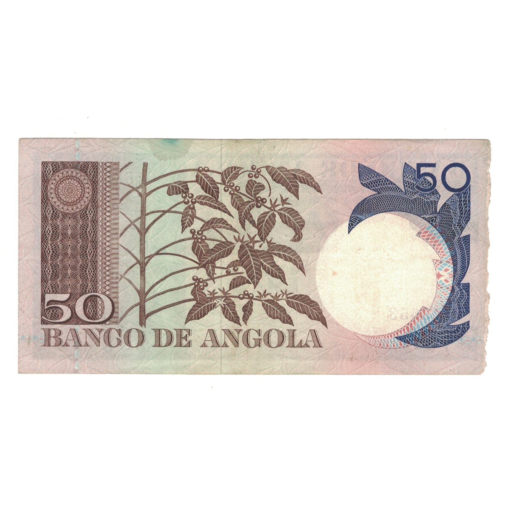 Banknote, Angola, 50 Escudos, 1973, 1973-06-10, KM:105a, VF(30-35)