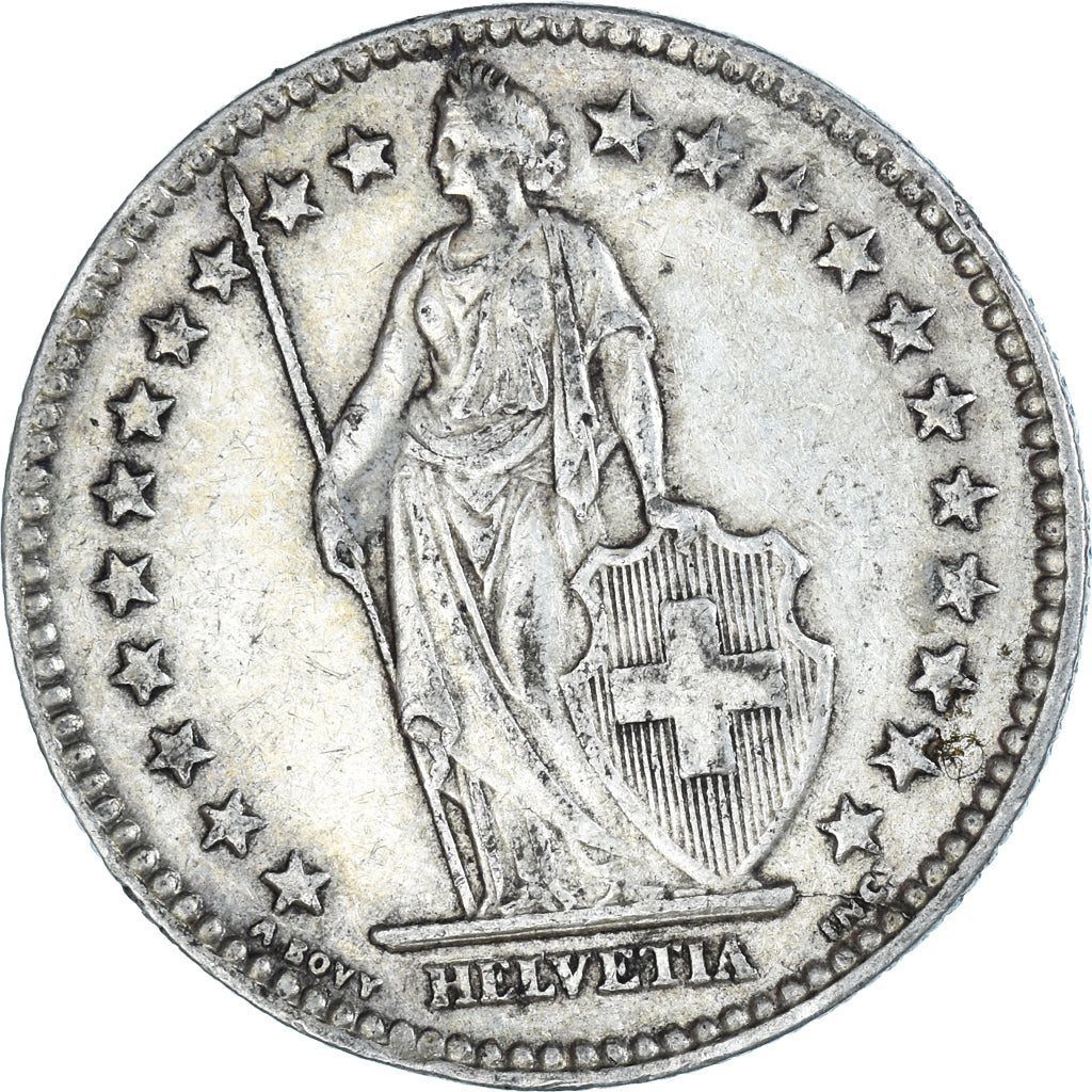 Moneta, Svizzera, 2 Francs, 1955
