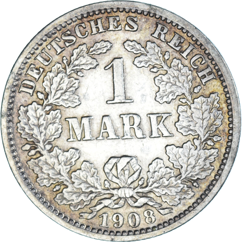 Monnaie, Empire allemand, Mark, 1908