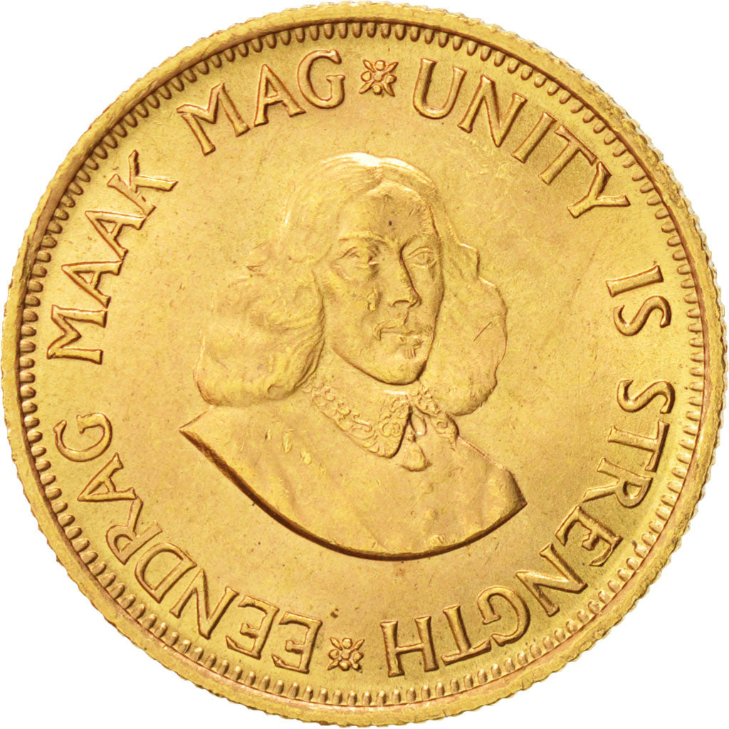 Coin, South Africa, 2 Rand, 1966, MS(63), Gold, KM:64
