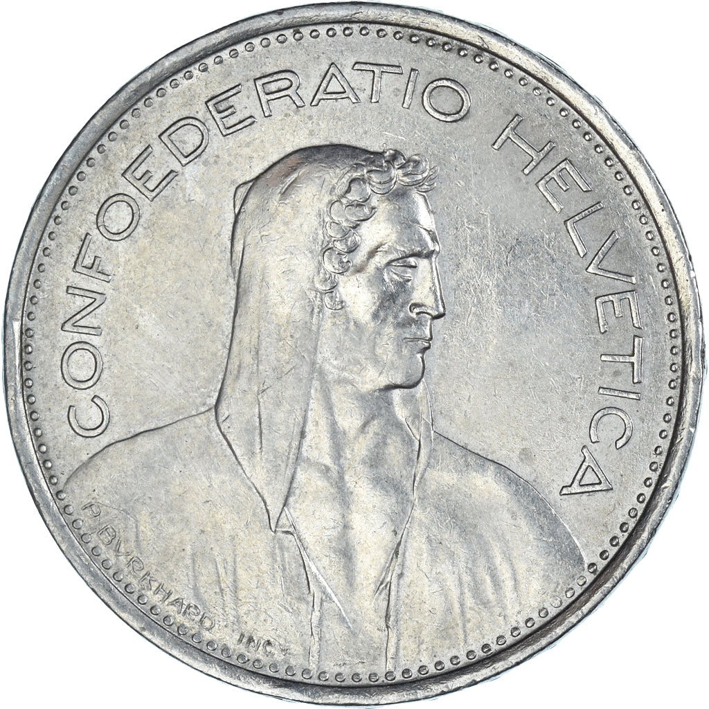 Moneta, Svizzera, 5 Francs, 1968