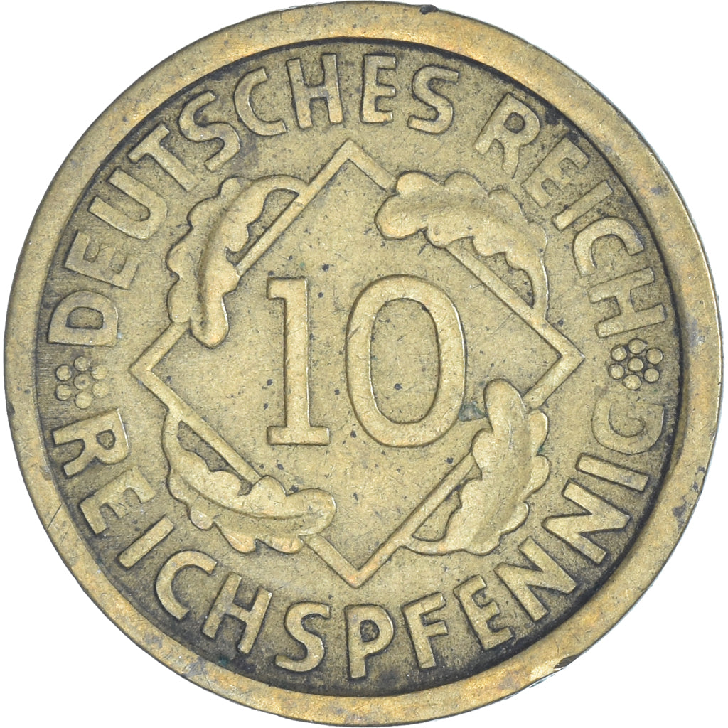 Moneta, Germania, 10 Reichspfennig, 1926
