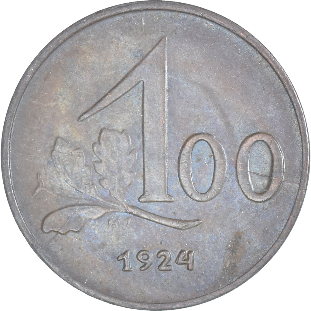 Coin, Austria, 100 Kronen, 1924