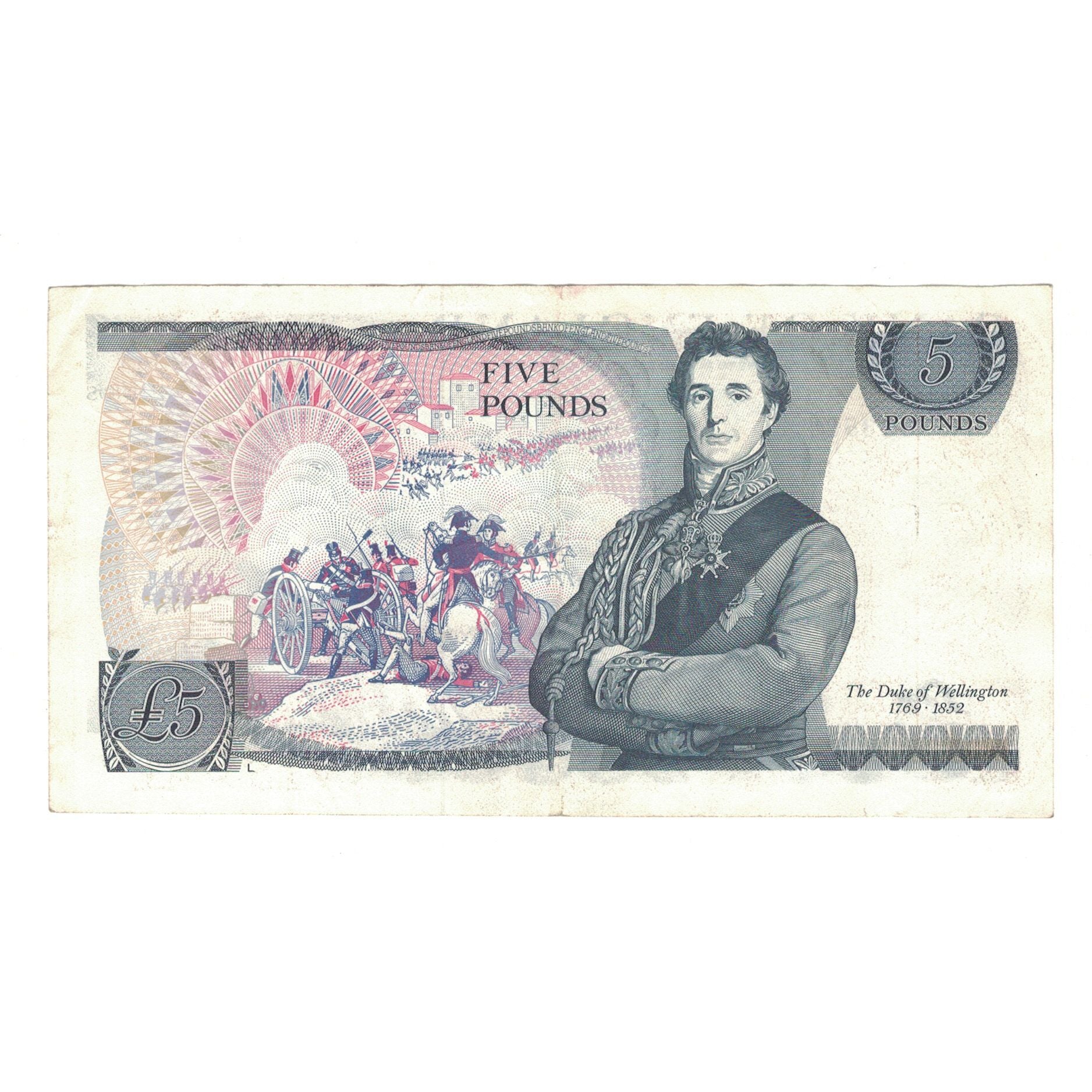 Banknote, Great Britain, 5 Pounds, KM:378e, AU(50-53)