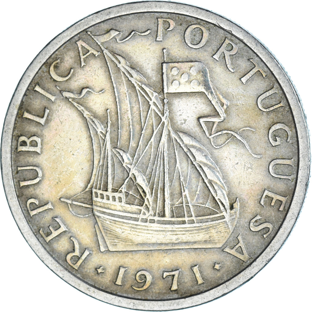 Coin, Portugal, 5 Escudos, 1971