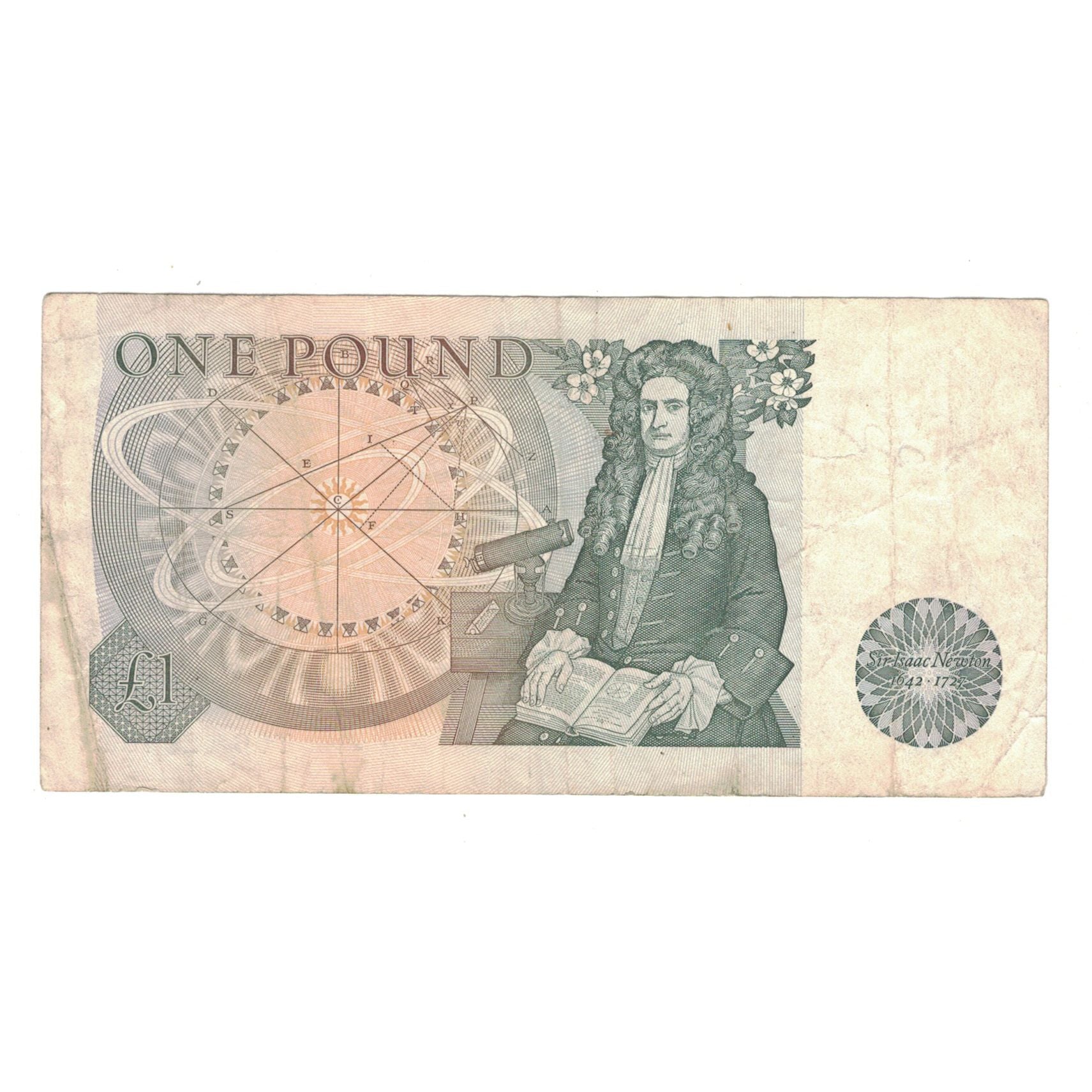 Banknote, Great Britain, 1 Pound, KM:377a, VF(30-35)