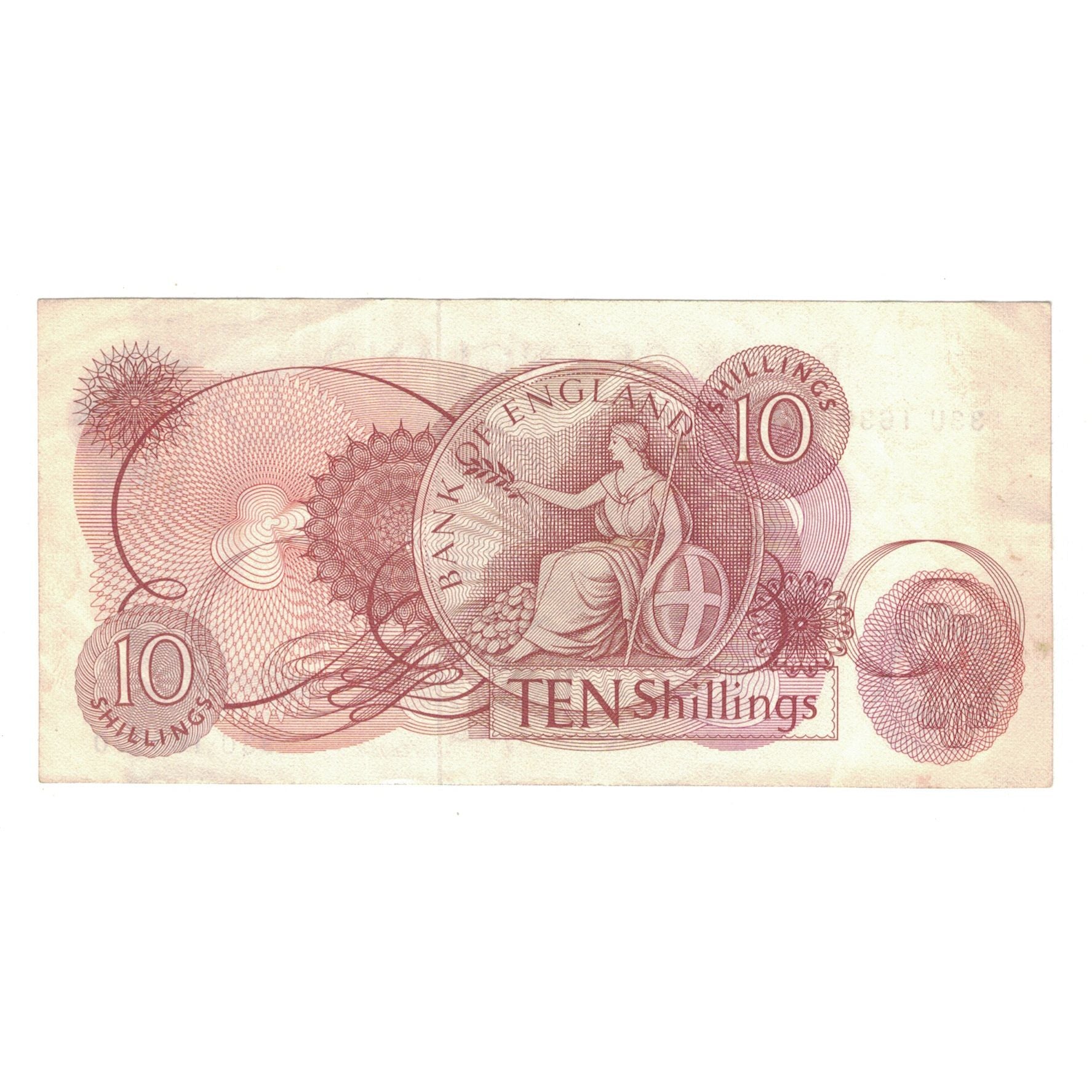 Banknote, Great Britain, 10 Shillings, KM:373c, EF(40-45)