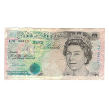 Banknote, Great Britain, 5 Pounds, KM:382b, VF(20-25)
