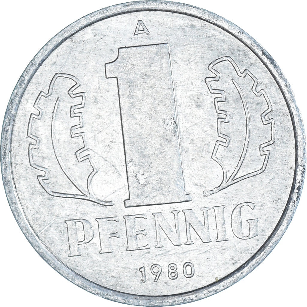 Moneta, NIEMCY - NRD, Pfennig, 1980