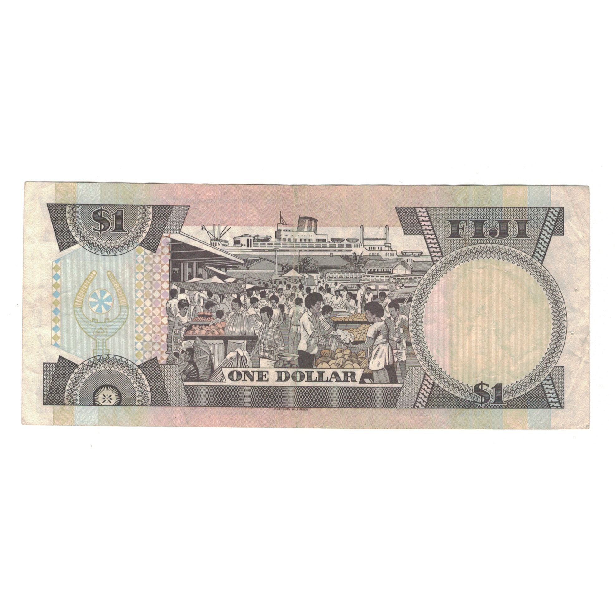 Banknote, Fiji, 1 Dollar, KM:86a, EF(40-45)