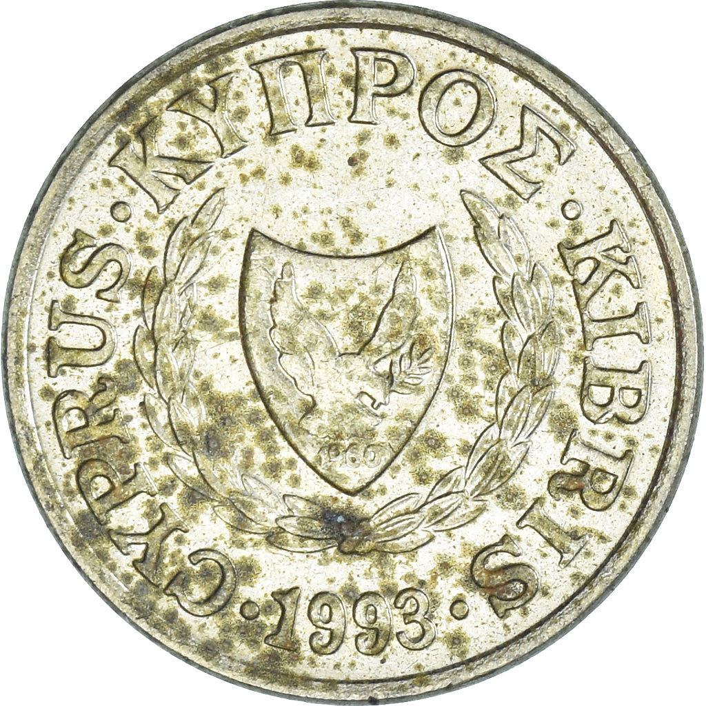 Munten, Cyprus, Cent, 1993