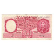 Nota, Argentina, 10 Pesos, KM:265b, EF(40-45)