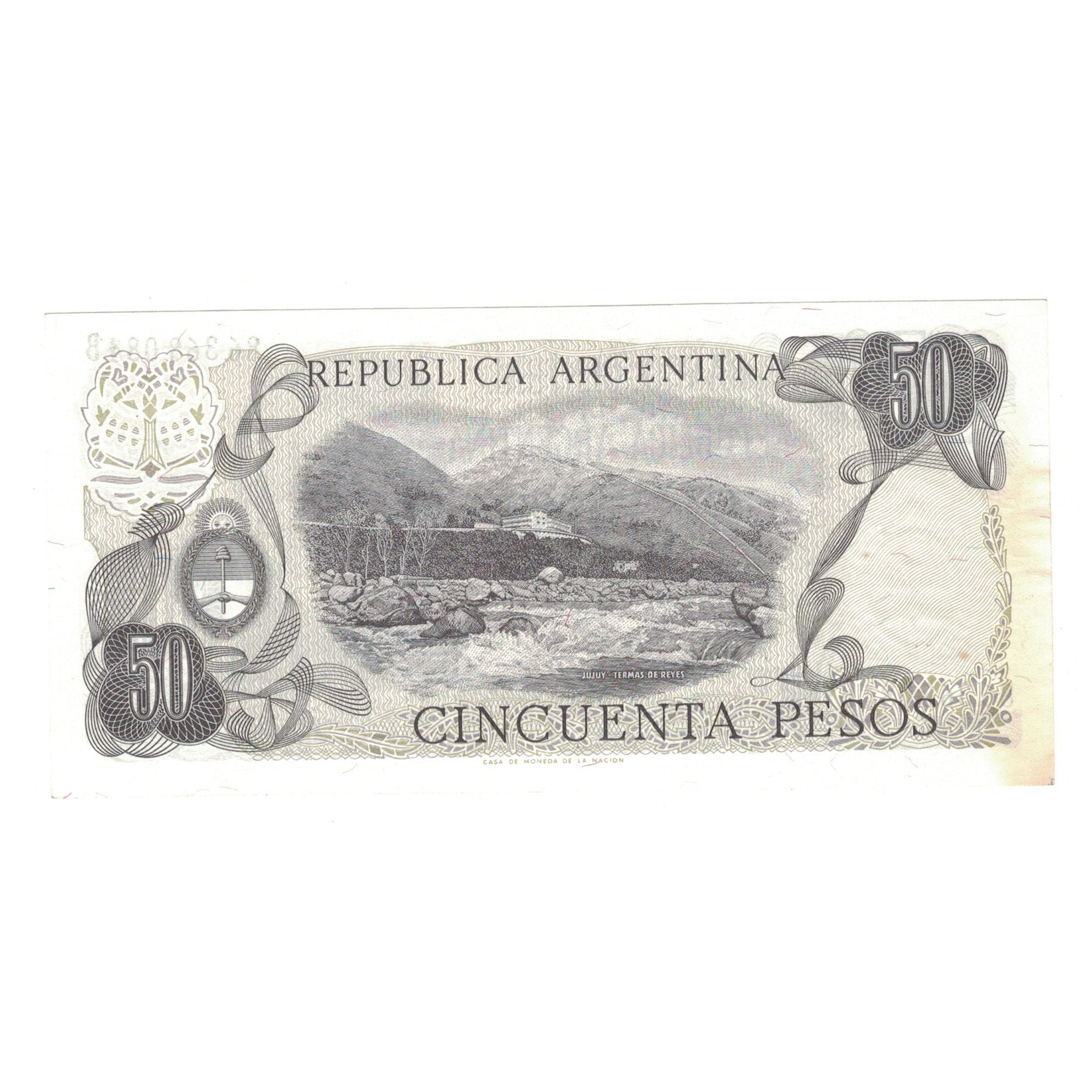 Banknot, Argentina, 50 Pesos, KM:301b, EF(40-45)