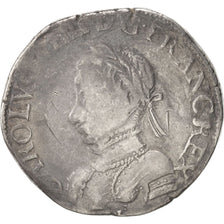 FRANCE, Teston, 1567, F(12-15), Silver, Sombart #4602, 9.40