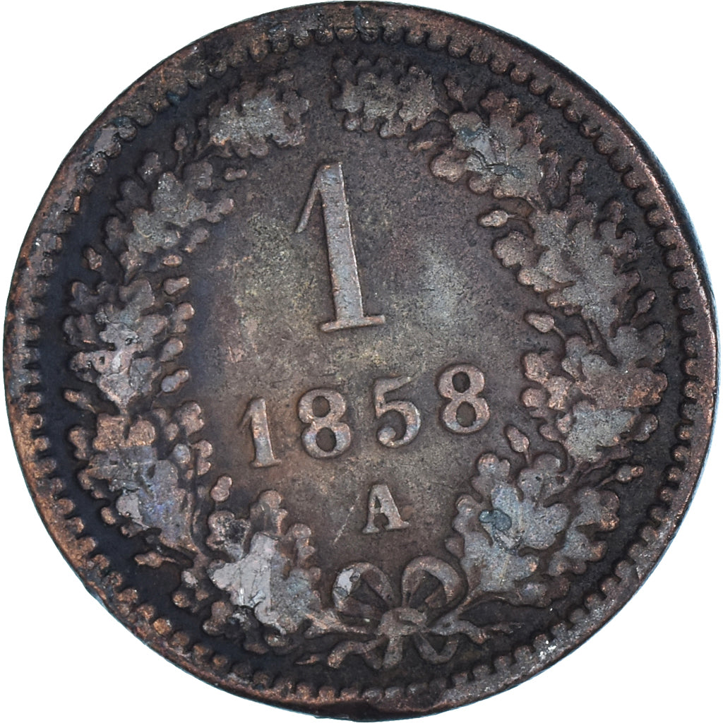 Coin, Austria, Kreuzer, 1858