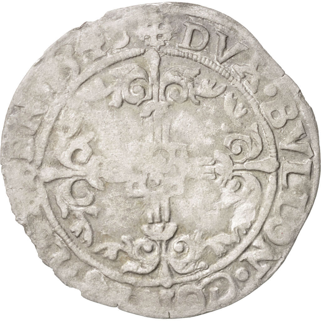 Belgium, Double Patard, 1546, Hasselt, VF(20-25), Silver, 2.97