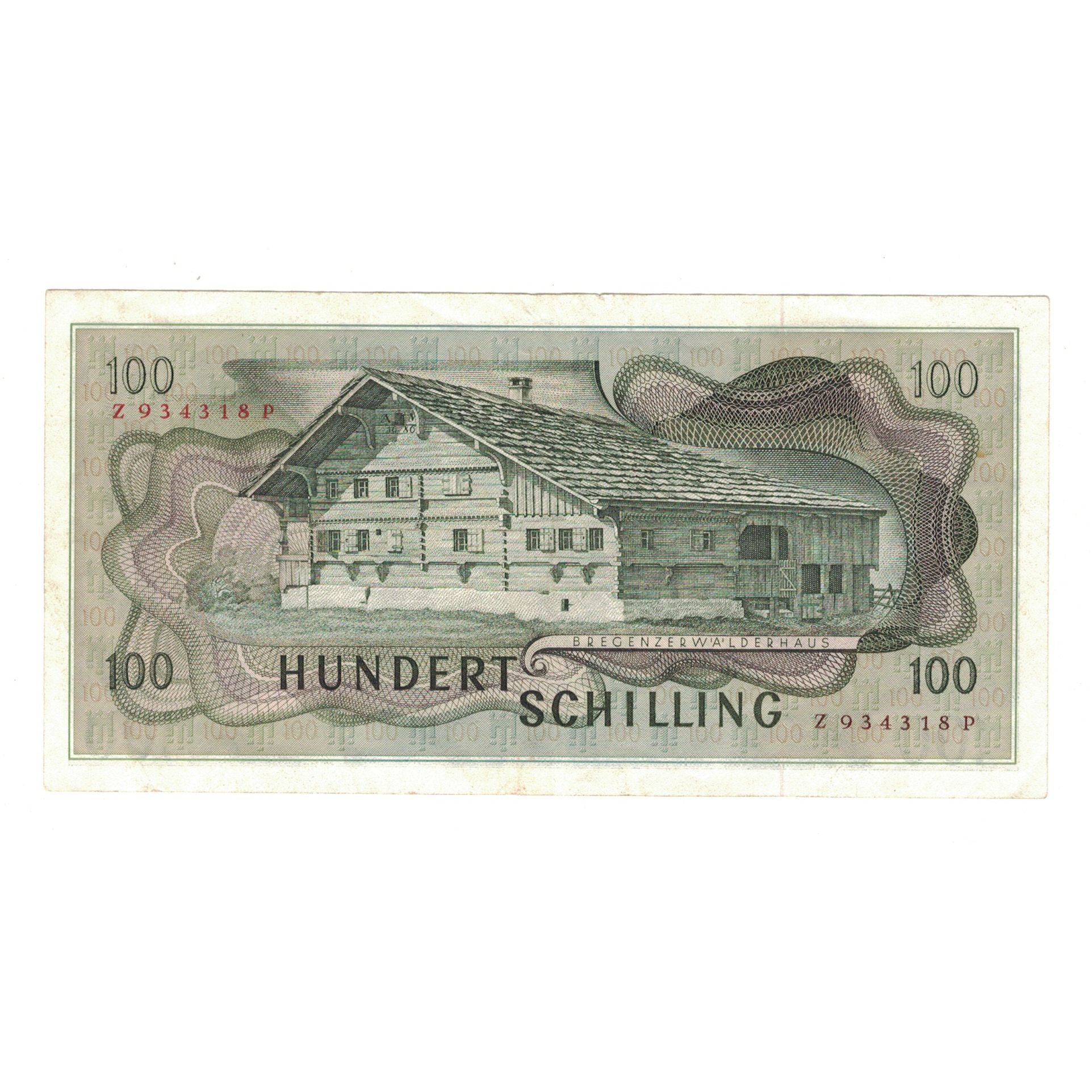 Banknote, Austria, 100 Schilling, 1969, 1969-01-02, KM:146a, EF(40-45)
