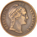 VENEZUELA, Centavo, 1862, Heaton, KM #7, EF(40-45), Copper, 25, 7.38