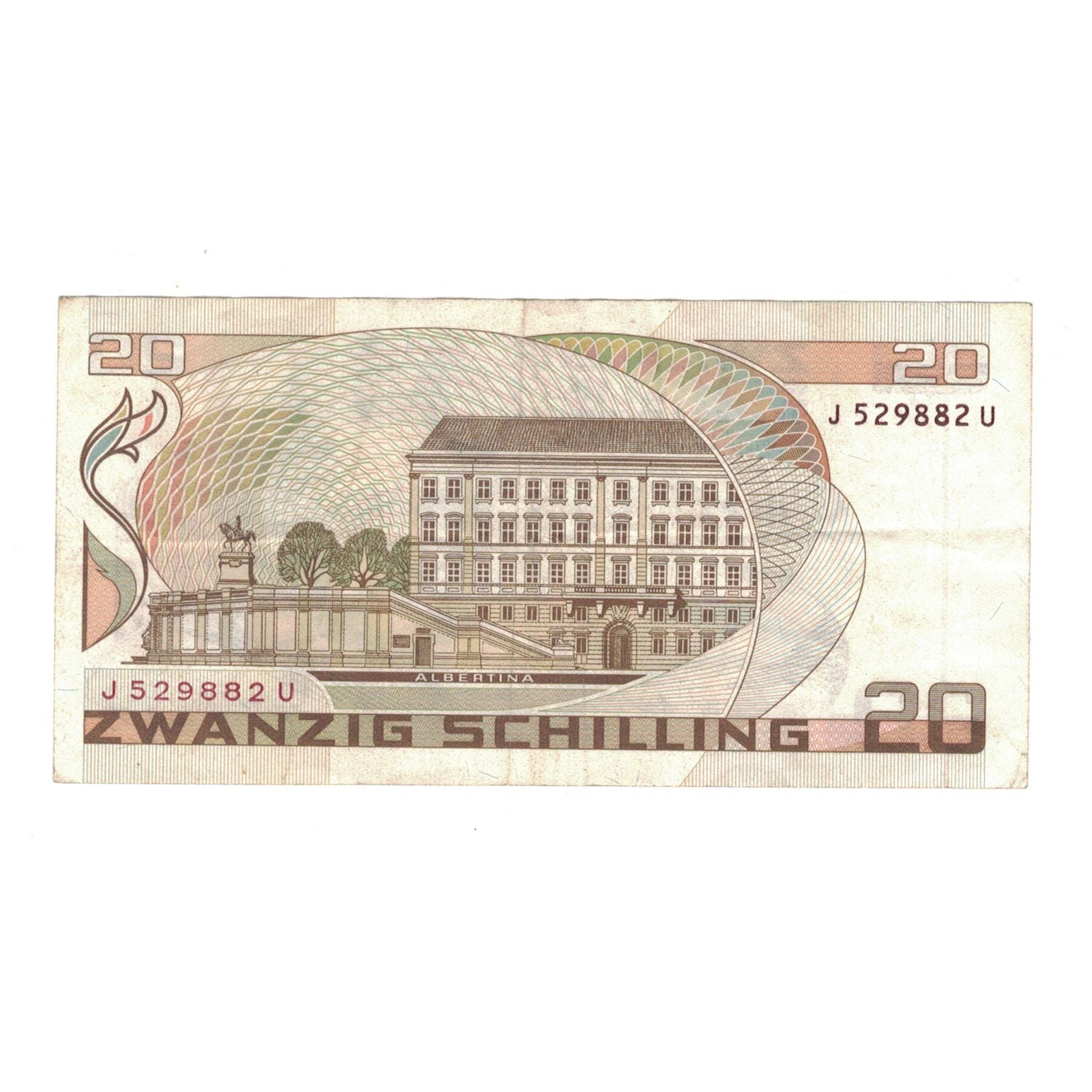 Banknote, Austria, 20 Schilling, 1986, 1986-10-01, KM:148, EF(40-45)