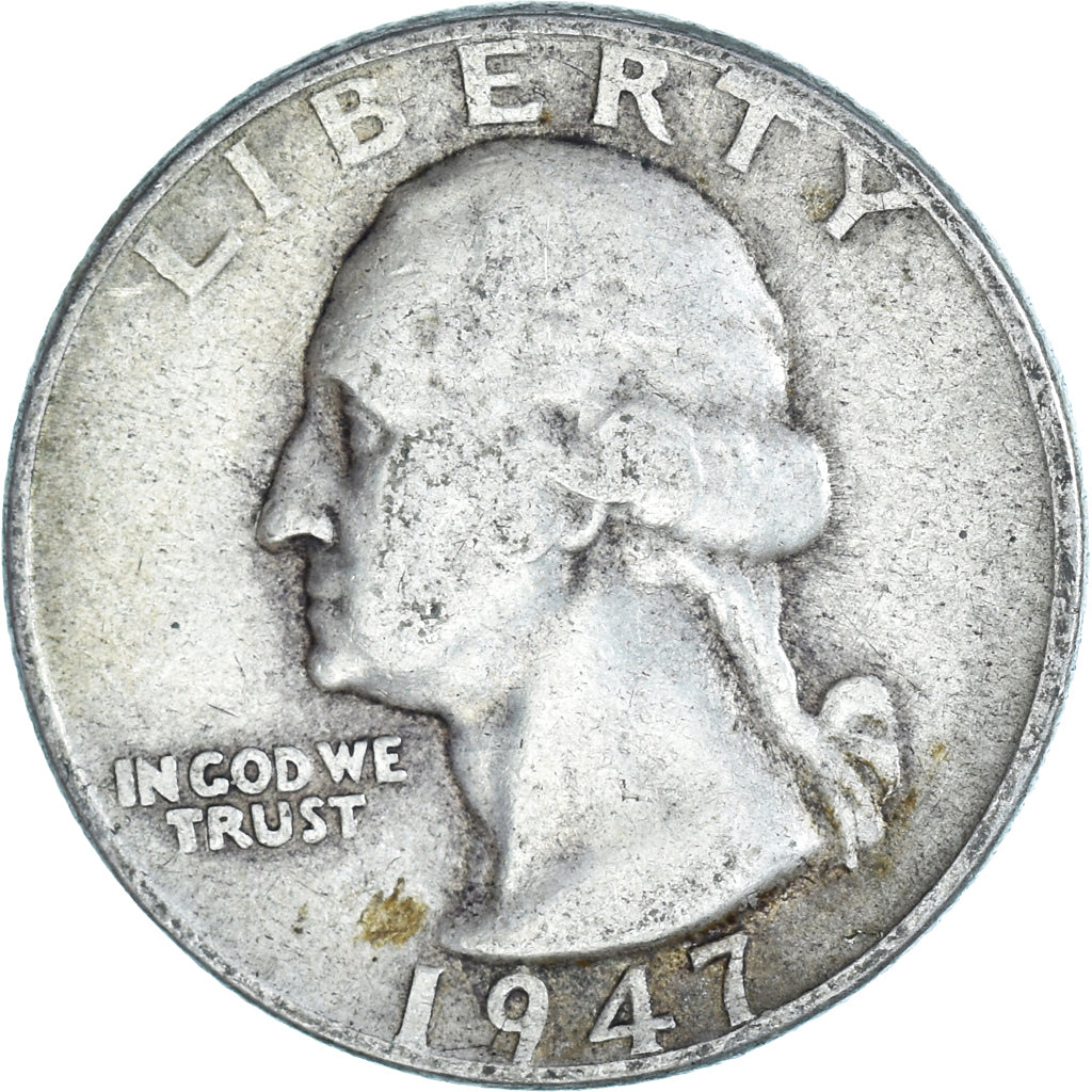 Coin, United States, Quarter, 1947