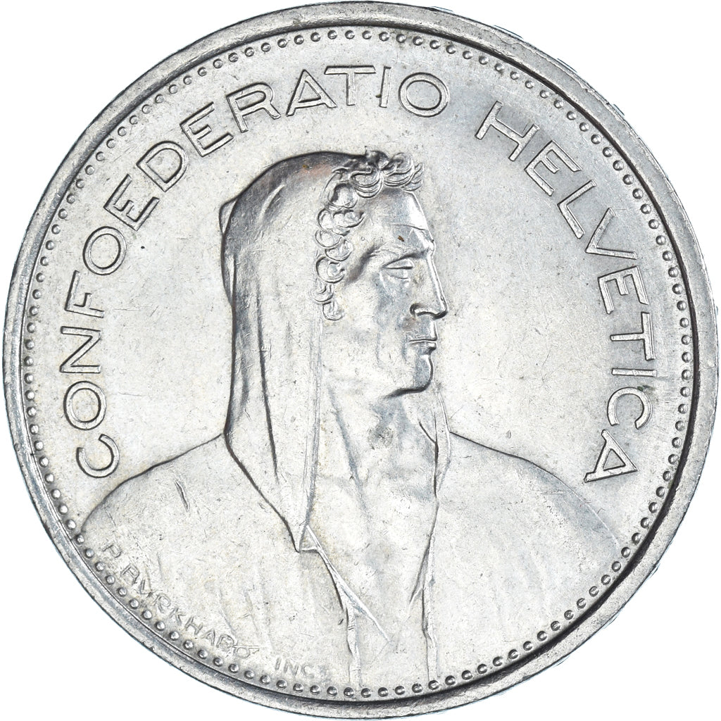 Münze, Schweiz, 5 Francs, 1968