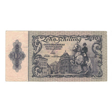 Banknote, Austria, 10 Schilling, 1950, 1950-01-02, KM:127, VF(20-25)