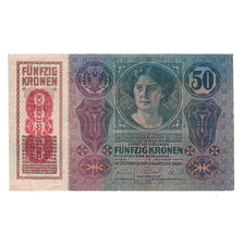Banknot, Austria, 50 Kronen, 1914, 1914-01-02, KM:15, EF(40-45)
