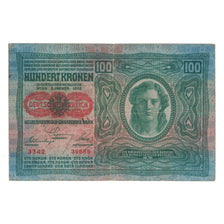 Banknote, Austria, 100 Kronen, 1912, 1912-01-02, KM:12, VF(30-35)