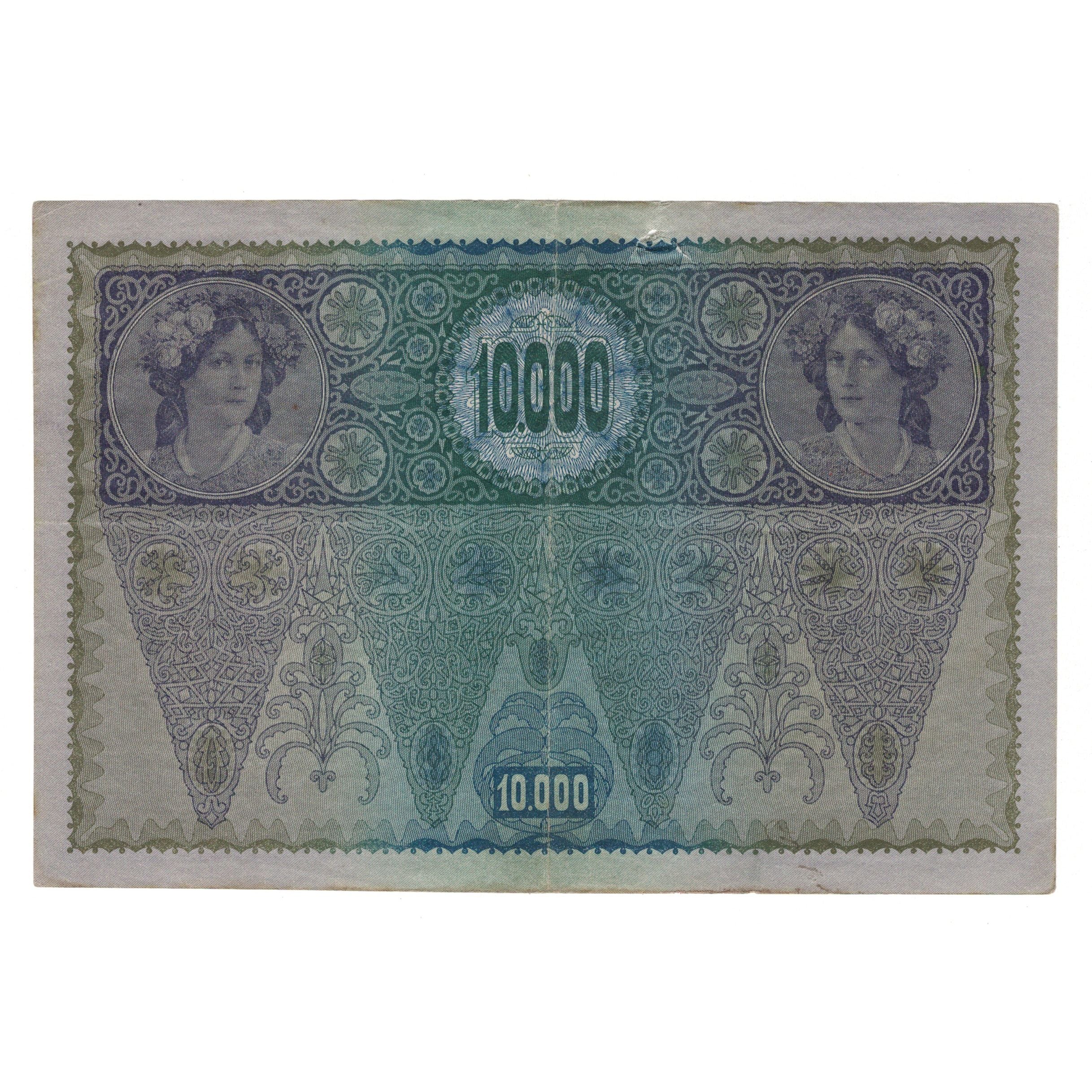 Banknote, Austria, 10,000 Kronen, 1918, 1918-11-02, KM:65, VF(20-25)