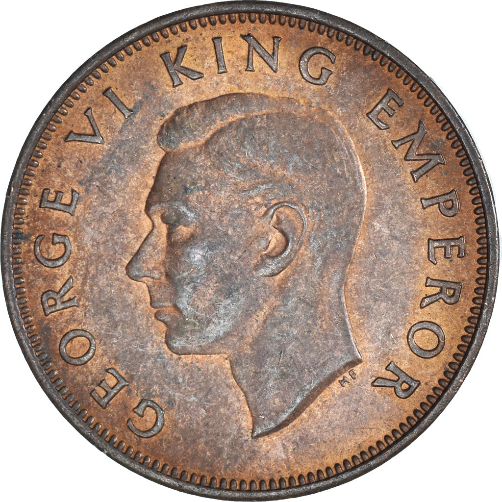 Moneta, Nuova Zelanda, 1/2 Penny, 1944