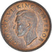 Moneta, Nuova Zelanda, 1/2 Penny, 1944