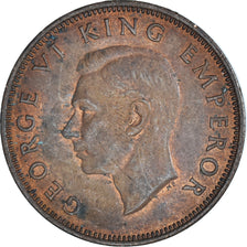 Coin, New Zealand, 1/2 Penny, 1944