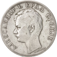 Coin, Serbia, Alexander I, 2 Dinara, 1897, AU(50-53), Silver, KM:22