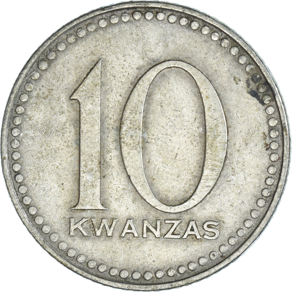 Moneta, Angola, 10 Kwanzas, 1975