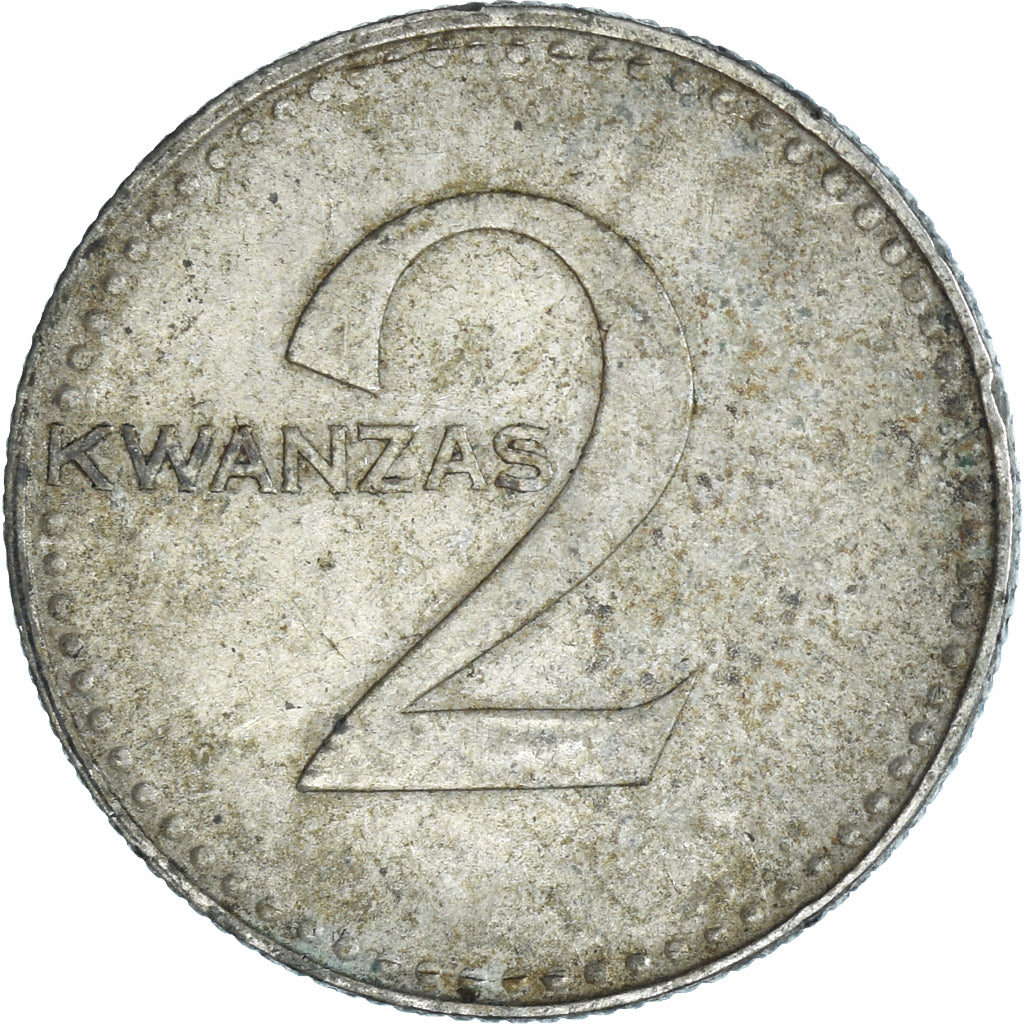 Coin, Angola, 2 Kwanzas, 1975