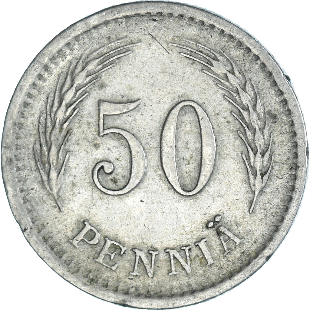 Münze, Finnland, 50 Penniä, 1923